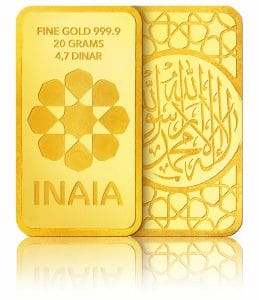 Lingot Inaia Gold Dinar